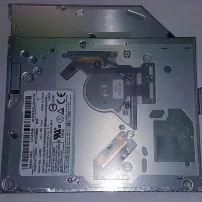 Silver MacBook Pro 13 built-in SuperDrive optical drive replacement component with SATA connector