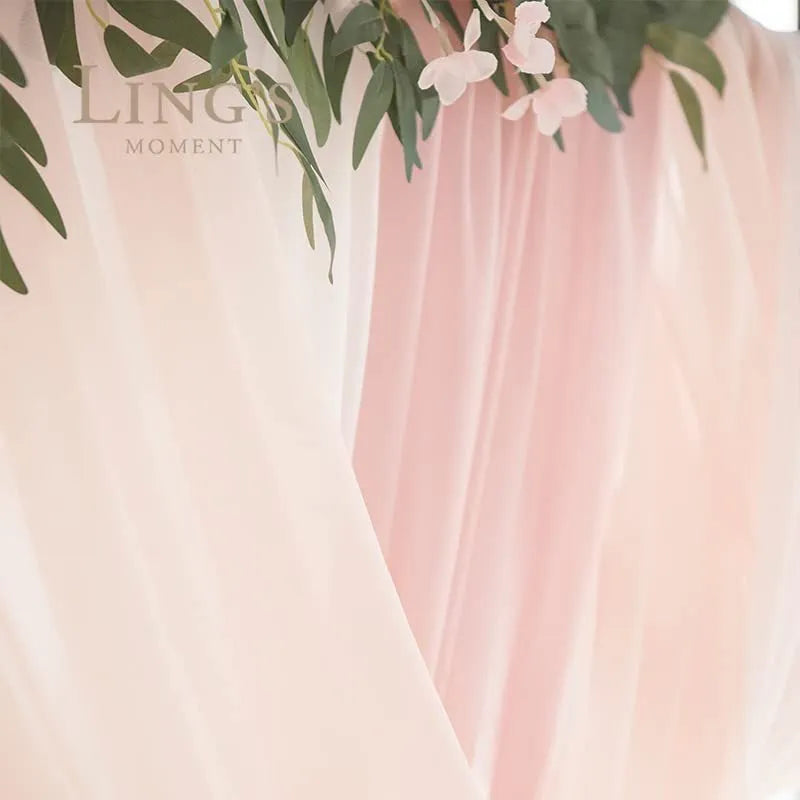 Oxford cloth wedding arch flower decorations in mixed colours with large and small flower horns and yarn