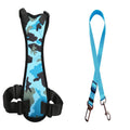 Pet car seat belt in nylon and canvas with adjustable traction design in five colours