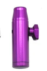 Aluminium alloy metal pipe cigarette holder with 53mm flat head in seven colour options
