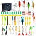 24-piece metal Christmas mino bog fishing lure set in 01 style colour.
