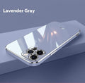 Simple 6D straight edge electroplated TPU case for iPhone 16 shown in mint green colour.