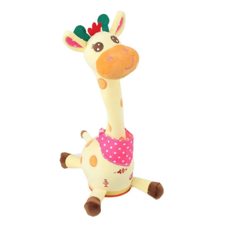 Multi-function giraffe doll singing and dancing for children with English rechargeable version