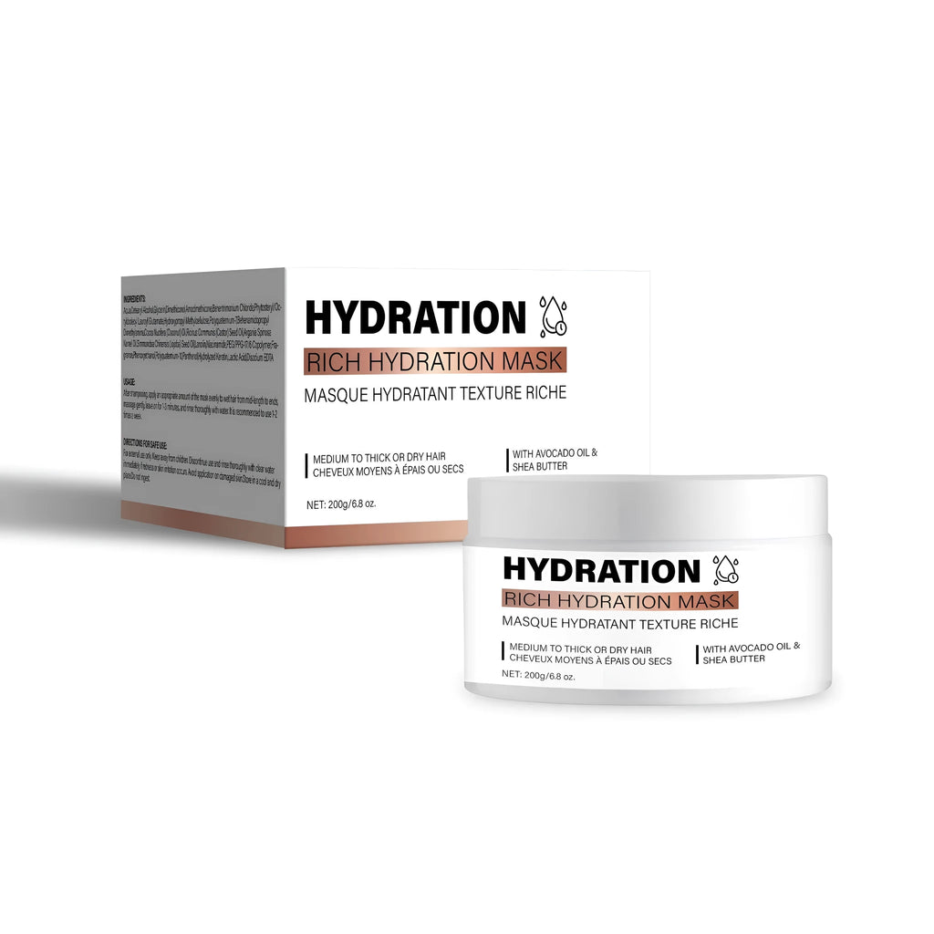 Moisturising hair mask 200ml FP-F060 style single pack for home hair care