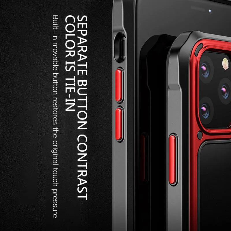 Clear silicone mobile phone case for iPhone 11 showing transparent design with phone visible underneath