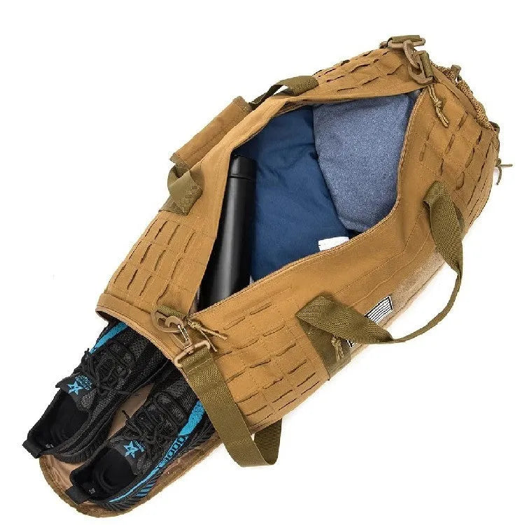 Men's waterproof Oxford cloth sports fitness travel handbag with air pillow belt 56x26x25cm