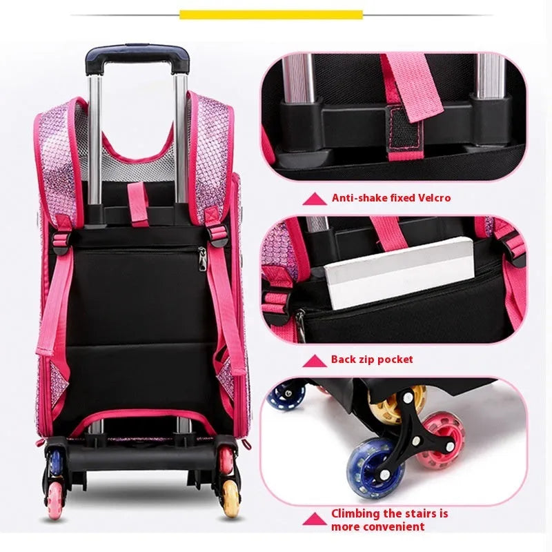 Transparent folding pet trolley shoulder bag for small dogs and cats with 12 Jin capacity