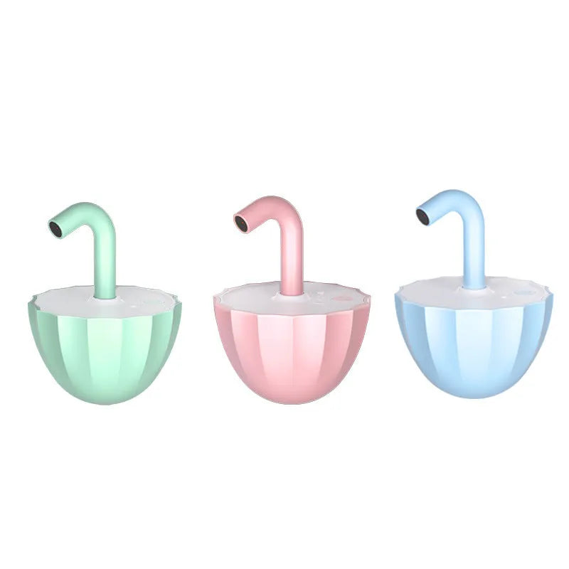 Bubble tea cup shaped interactive laser cat toy with cherry blossom pink finish on floor