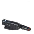 Golf putter laser aiming instrument showing laser projection for putting alignment practice