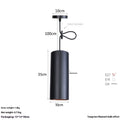 Retro iron art chandelier with industrial design and matte black finish