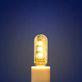 Small white USB-powered LED baby night light with two light colour modes