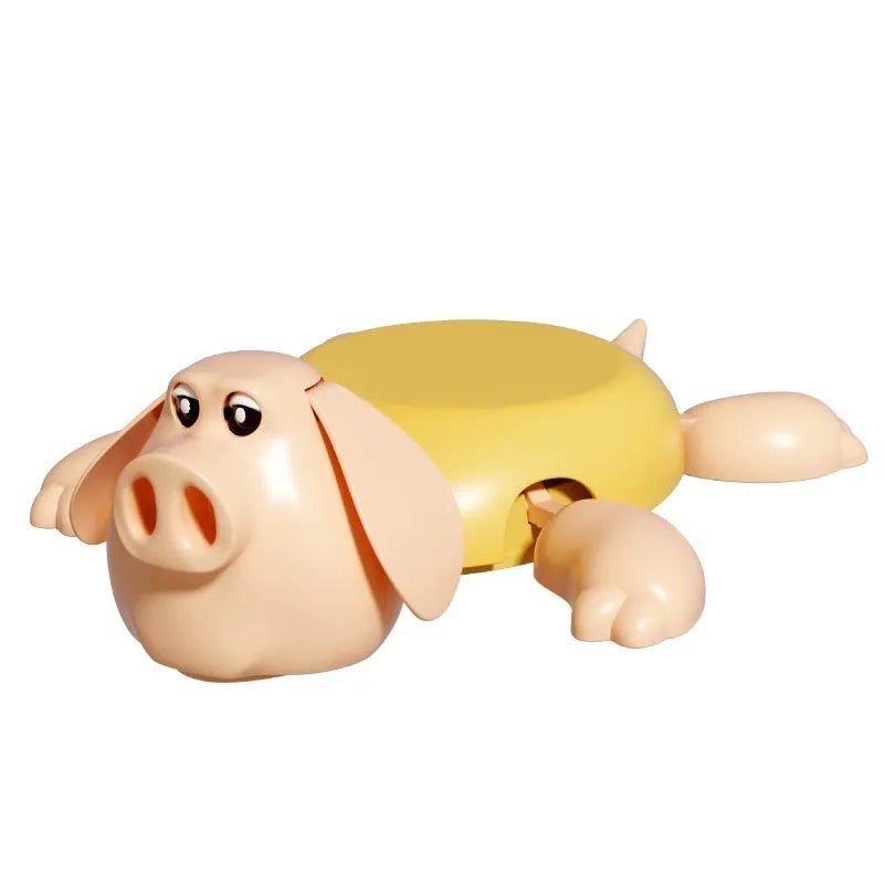 Flying Pig Coaster Decorative Desk Ornament Funny PP Material Decompression Novelty Home Office Bar Party Gift Pink Yellow Options Big Pig Creative Desktop Decoration Coaster for Drinks Protection Surface Holder