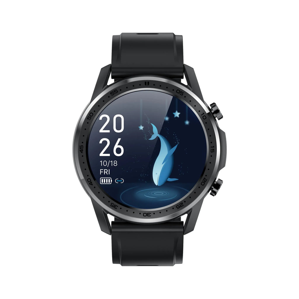 Youth2 smart bracelet with 1.3-inch touch screen in zinc alloy construction, black or grey colour options