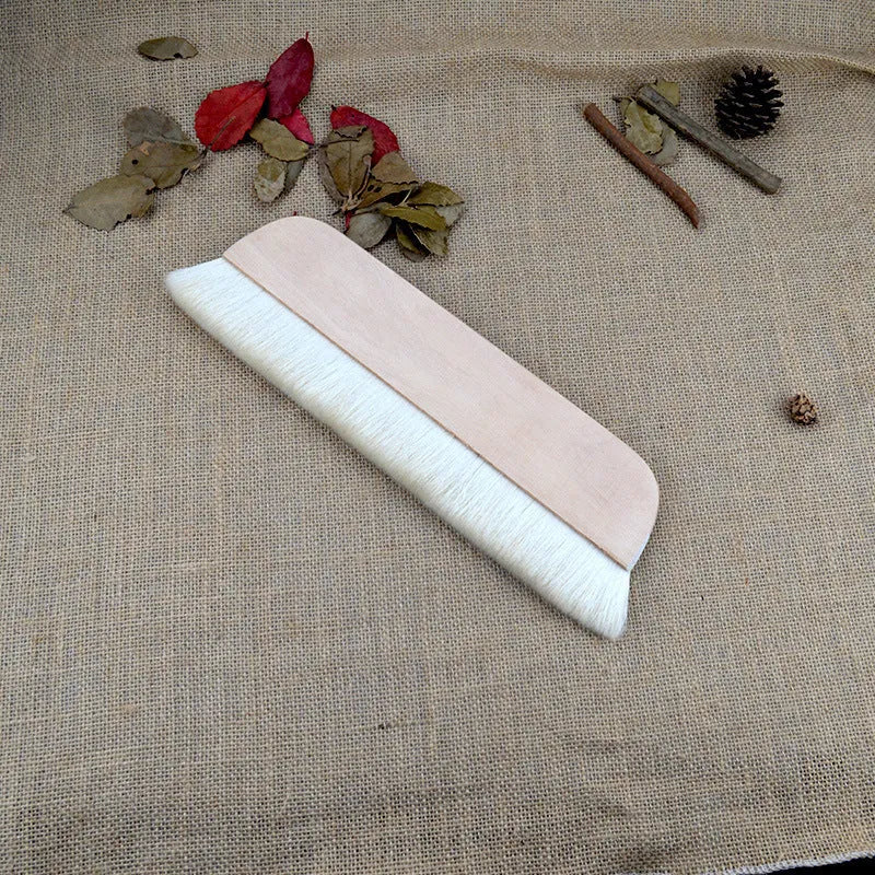 Wool brush for art mounting and paint paste board shading in multiple sizes