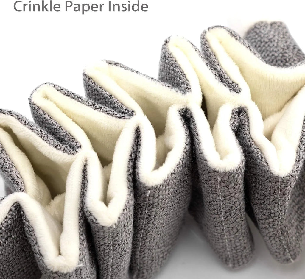 Grey koala plush dog toy measuring 30cm long with visible stitching and plush limb texture.
