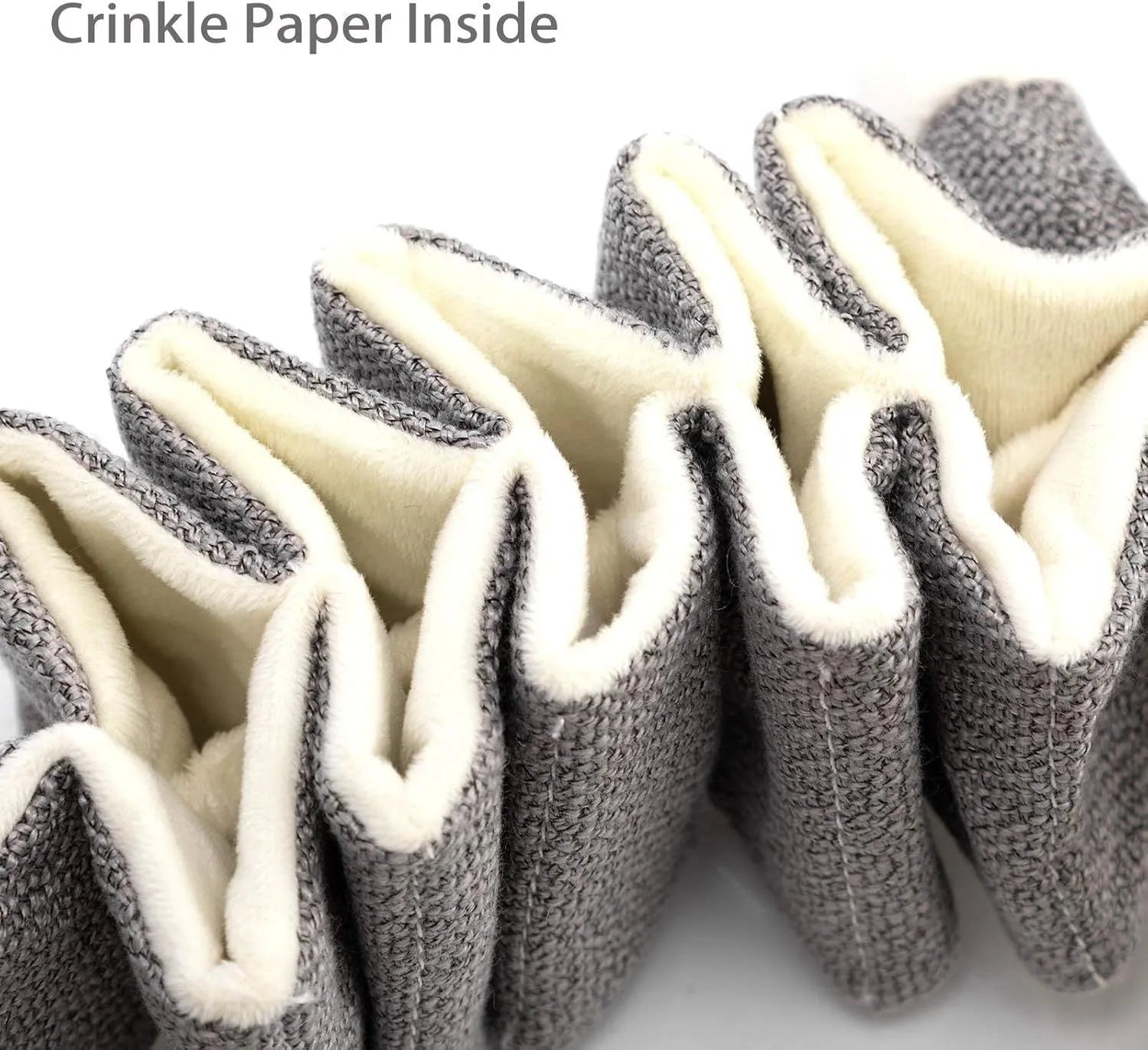 Grey koala plush dog toy measuring 30cm long with visible stitching and plush limb texture.