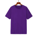Men's loose fit cotton t-shirt in black with printed design showing front view