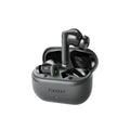 True wireless TWS38 Bluetooth earbuds in black and yellow with dual noise reduction, sports style