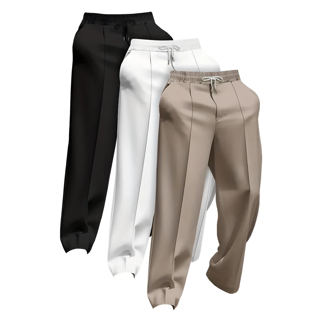 Men's loose fit corduroy trousers in mixed colours with fire retardant properties