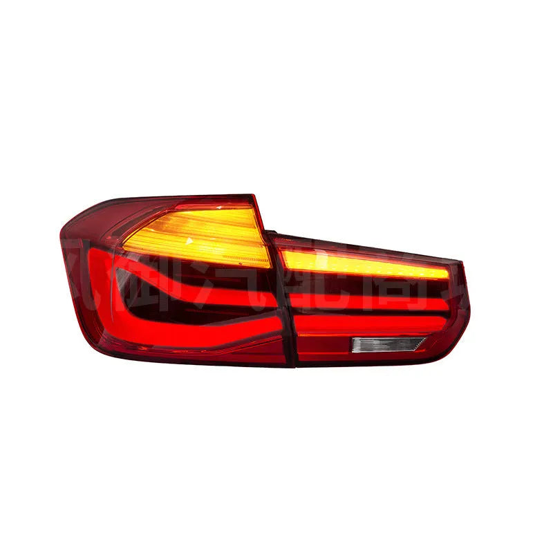 BMW 3 Series modified LED tail light assembly with streamer steering function in red or smoked black