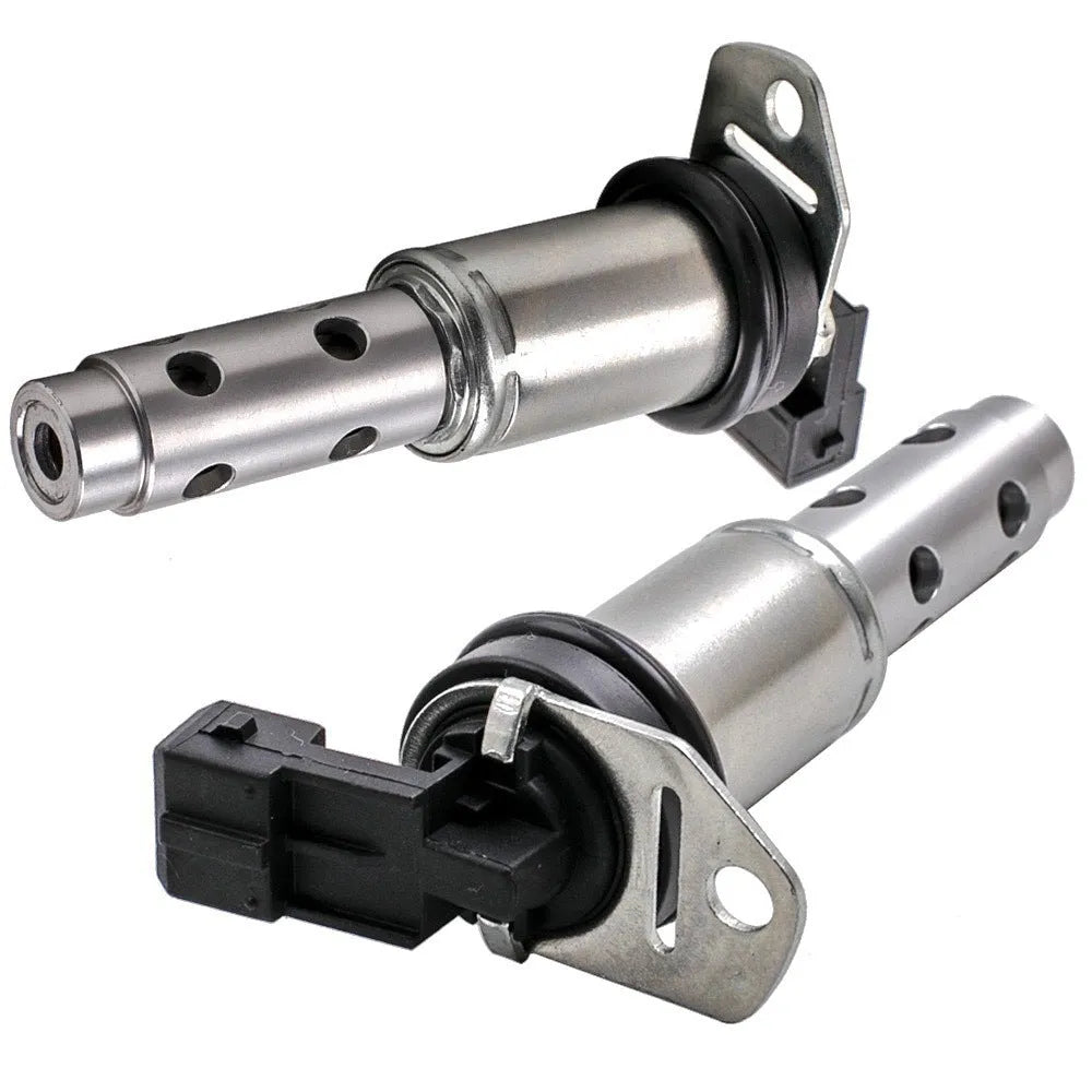 Metal BMW camshaft VVT solenoid valve measuring 25 by 15 by 10.5 centimetres