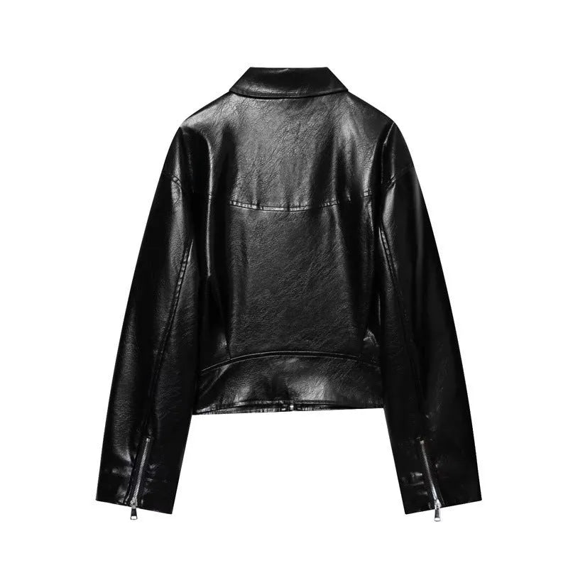 Women's solid colour jacket coat and culottes set with button detail, long sleeve, blended polyester