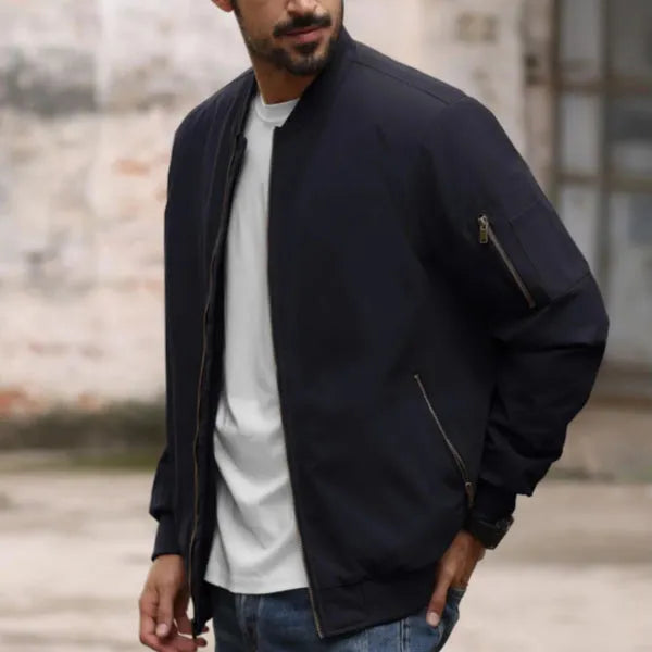 Plus size men's casual cotton jacket in army green, thickened cardigan style, bag cover seam pockets, sizes up to 8XL
