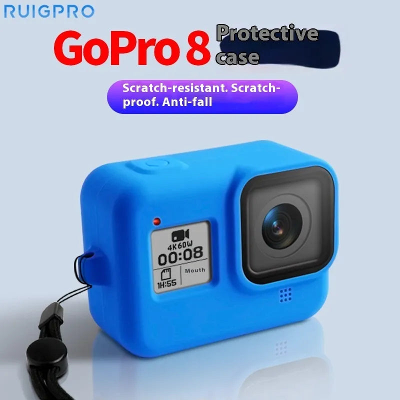 GoPro Hero8 Black protective sleeve and carrying strap kit in multiple colour options
