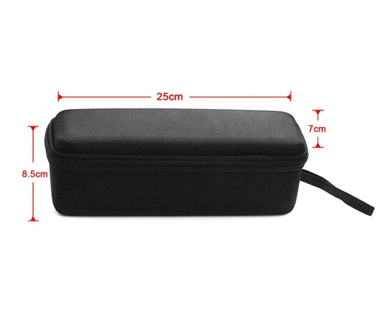 Black high grade nylon protective bag for Huawei Sound Joy with hand rope and mesh pocket