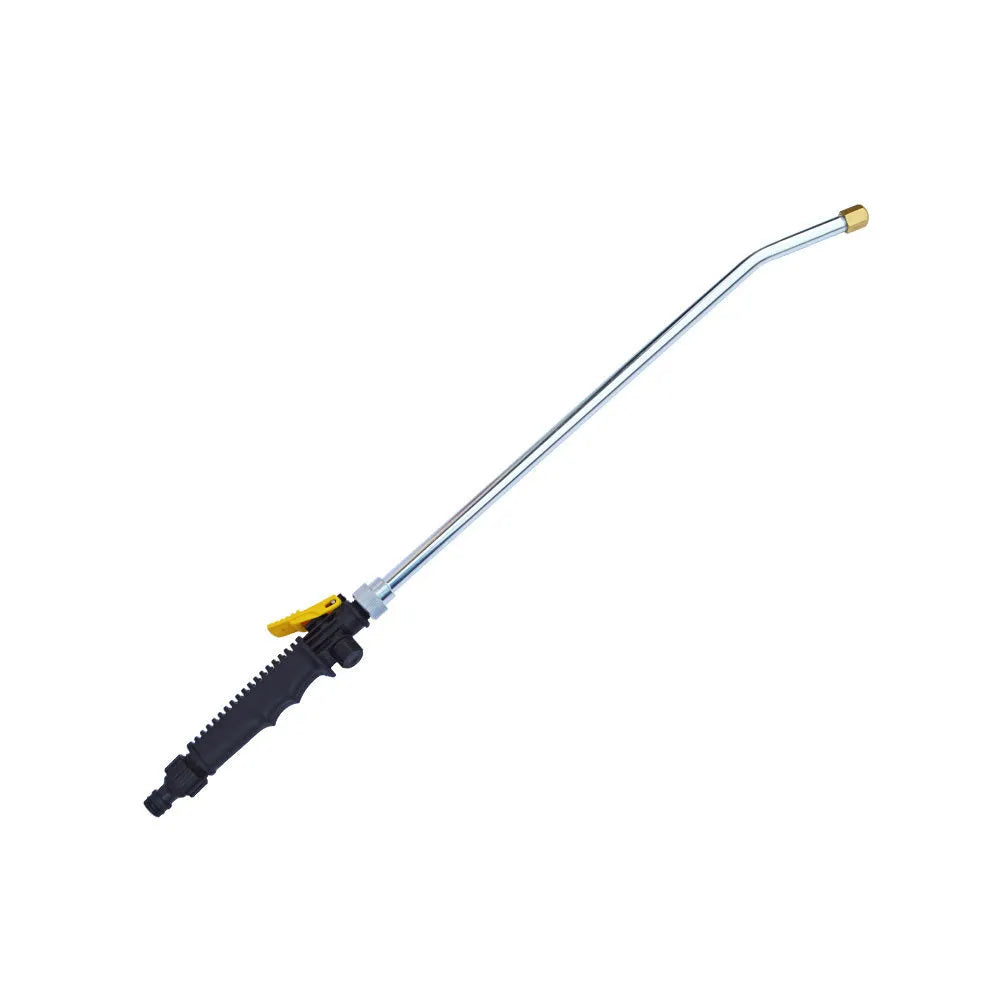 Garden water gun with 18-inch metal barrel and 3/4 GHT connector for high pressure car wash