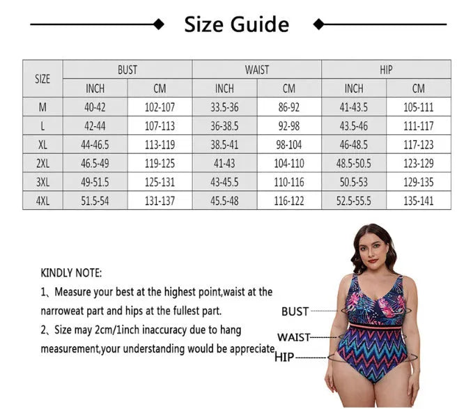 Blue printed one-piece swimsuit with spaghetti straps and a striped vest design for women's swimming.