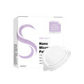 Four nano microneedle skincare patches in a pack for transdermal delivery of ginger and mugwort root.