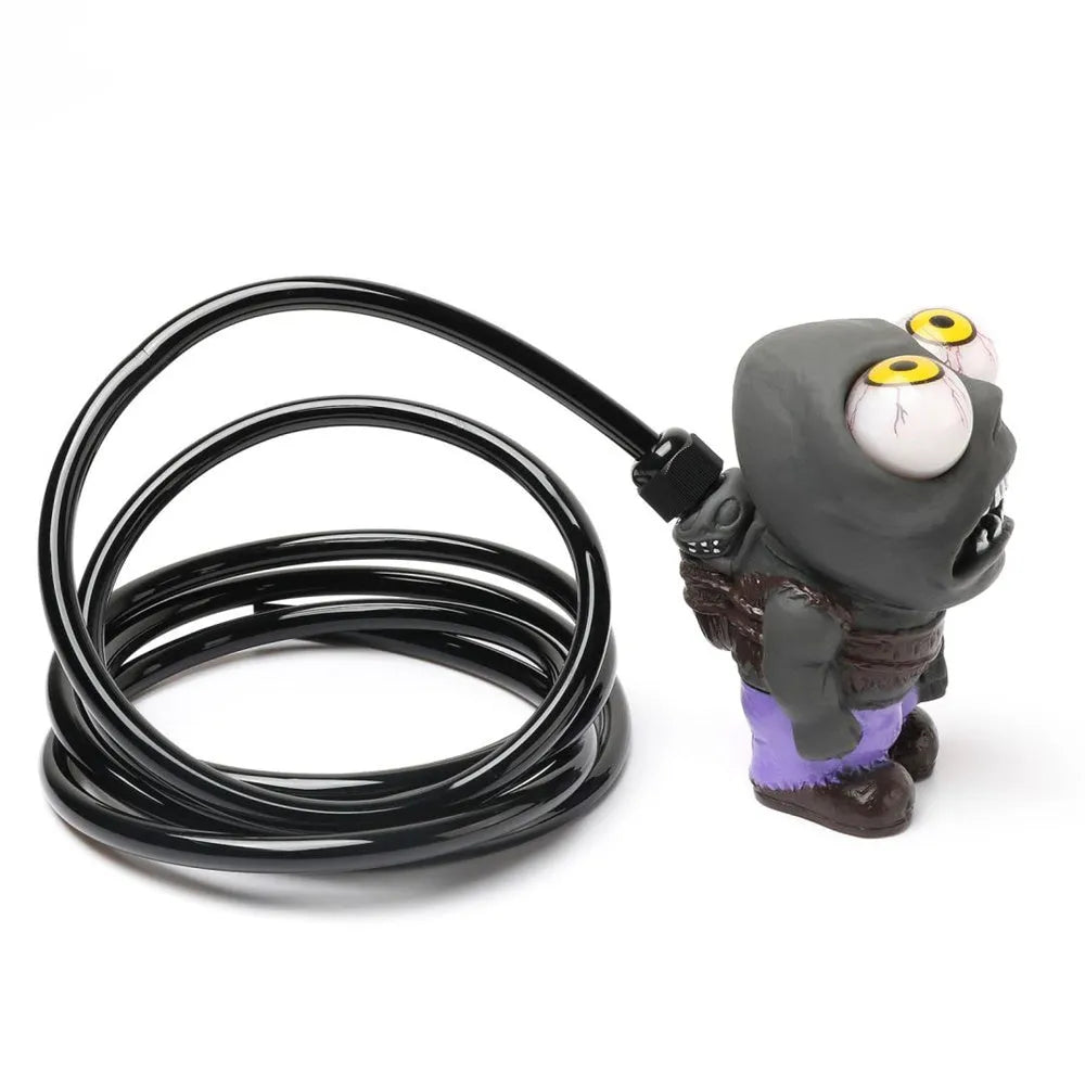 Turbo car boost eye zombie doll decompress ornament kit with pressure valve and copper tubing
