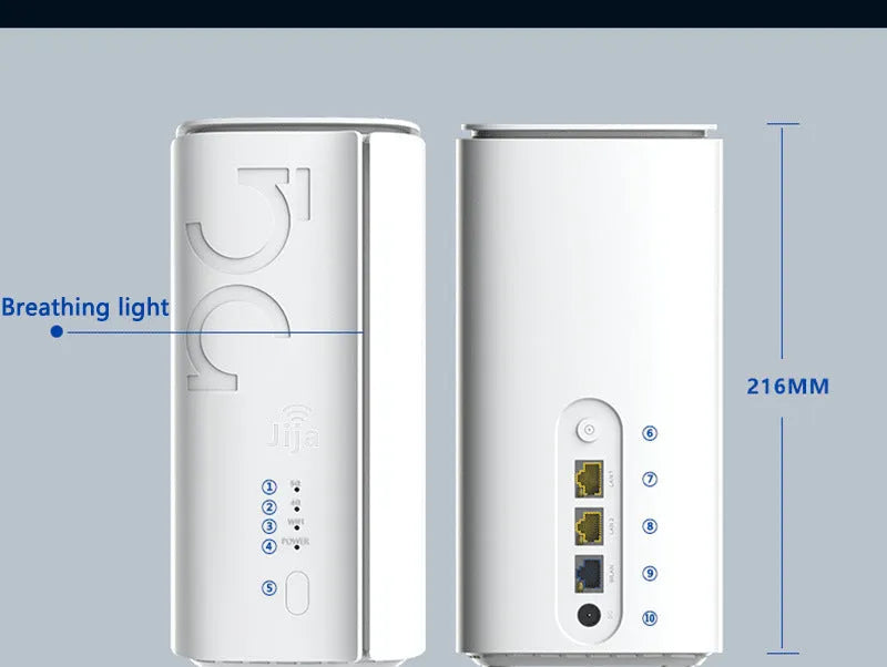Compact 4G wireless router with choice of Qualcomm or Zhanrui chipset for personal and commercial use.