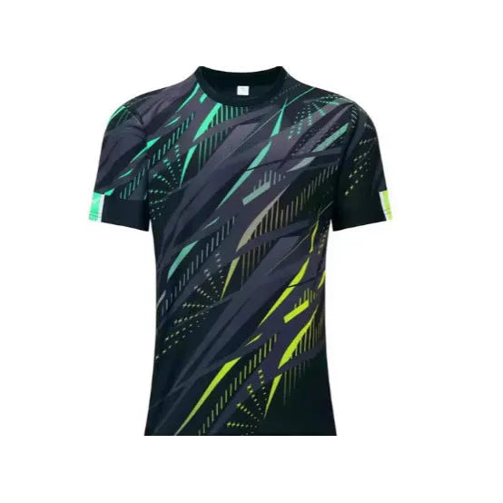 Men's loose short sleeve T-shirt in polyester fabric with digital print, available in extended sizes XXS to 6XL