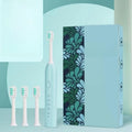 Yellow rechargeable electric toothbrush with small duck design and USB charging cable