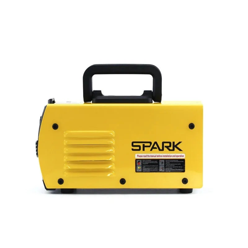 MMA-200MIN 220V DC welding machine with welding tongs, grounding clamps, face shield and brush hangers