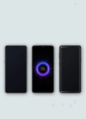 White and Black coloured 10000mAh portable power bank with wireless charging pad and USB ports.