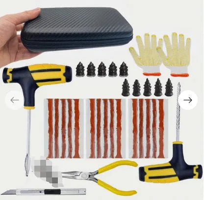 45# steel tyre repair kit set for electric car motorcycle and wagon emergency repair