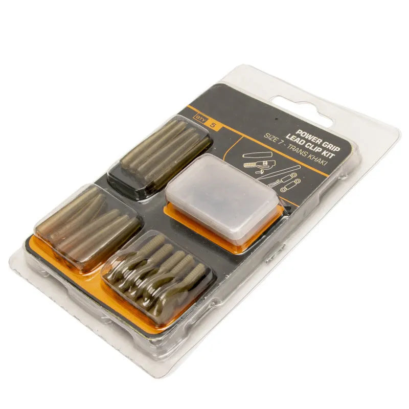 30 piece European carp fishing accessory set showing anti-winding pipes, threaded hoses, and rotation connectors
