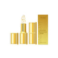 Gold foil nourishing lipstick in 2.6cm square packaging with 3.5g content