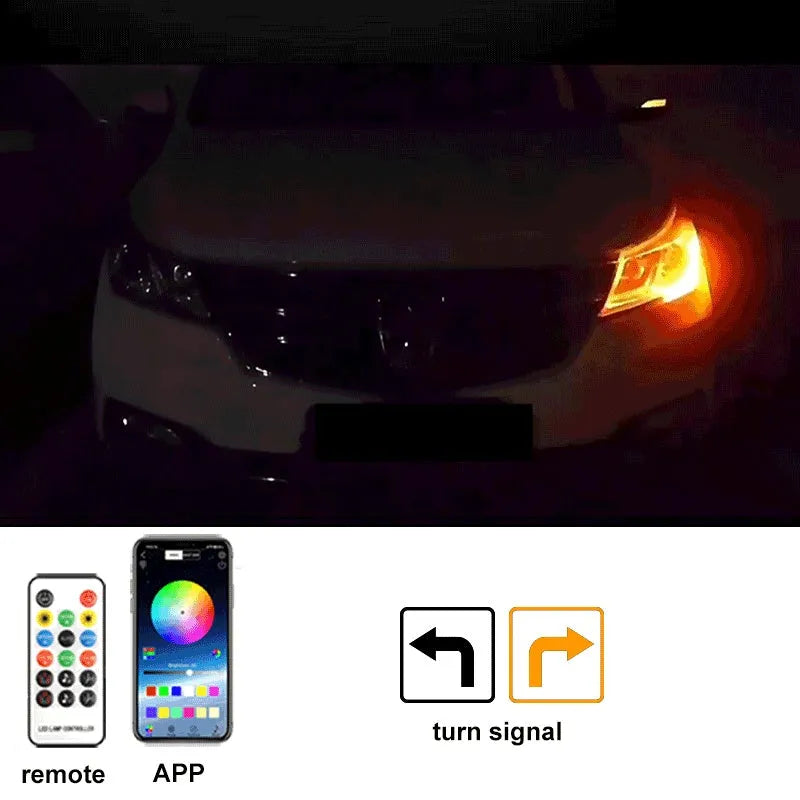 Automotive engine cover LED light strip for General Motors vehicles in multiple colour options
