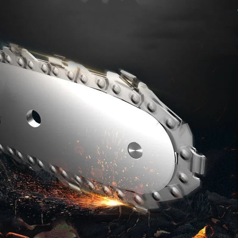 Wireless 6-inch lithium battery chain saw, EU Model 002, for garden pruning and wood cutting