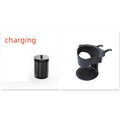 Silver aluminium alloy induction ashtray with automatic opening lid for car and home use
