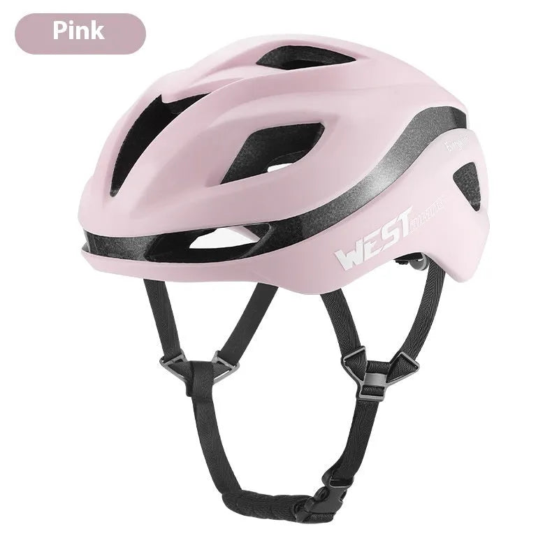 Road bike safety helmet in six colour options with adjustable 58-61cm fit