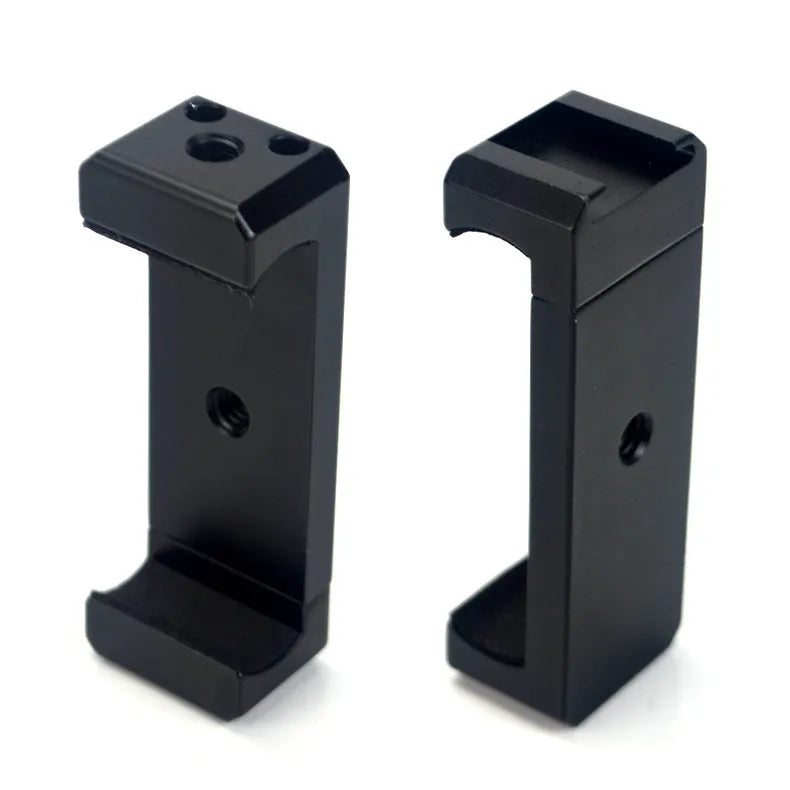 Aluminium alloy handheld bracket for mounting Apple iPhone on table top tripod