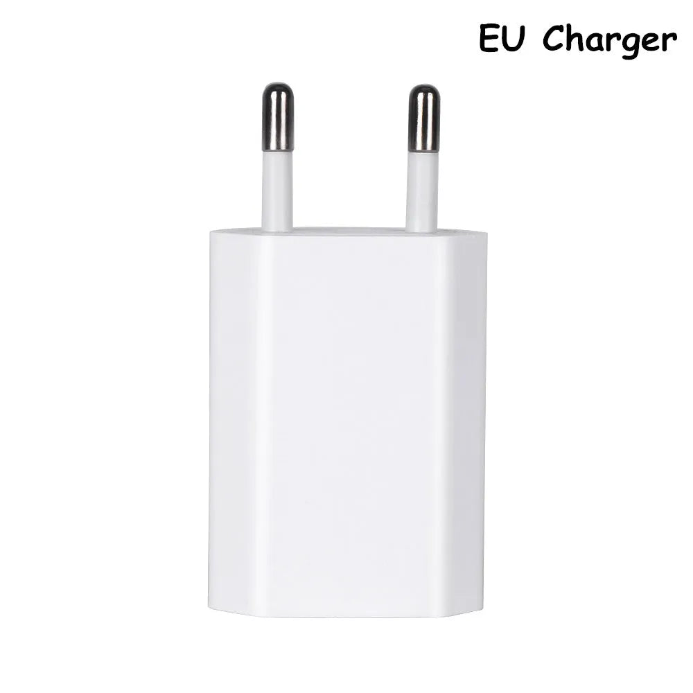 5V 2A USB wall charger with 1 metre cable for iPhone and iPad charging
