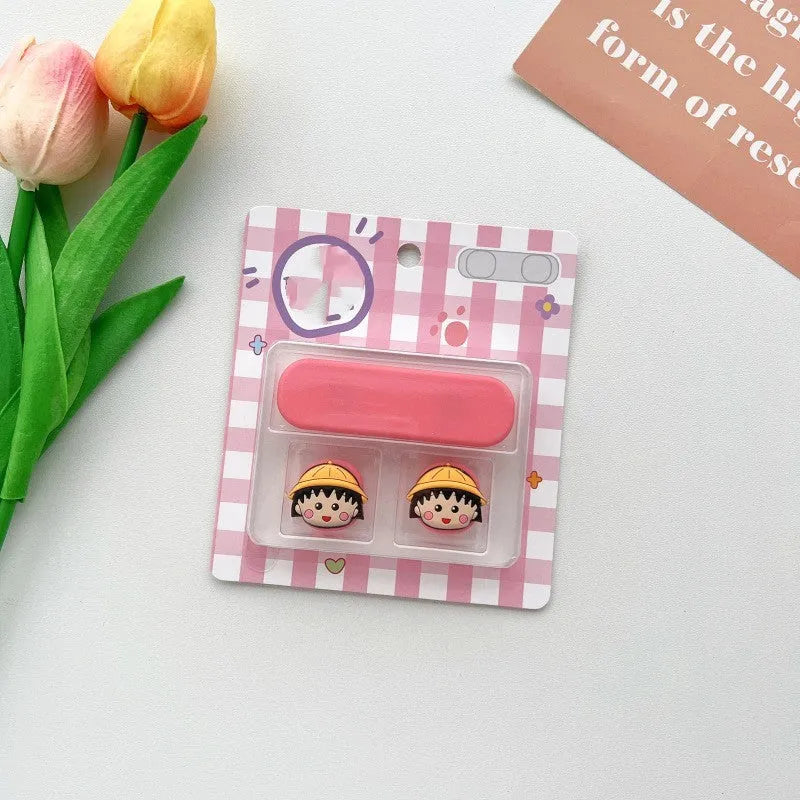 Cartoon magnetic plastic cable fixer holder for desktop USB cables in multiple colour styles