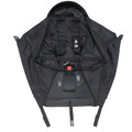 Black Oxford fabric flat cushion seat liner for baby stroller, fabric seat style sitting cloth accessory