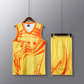 Camouflage basketball jacket with colour block design in polyester fibre loose fit available in blue, light blue, pink, red, Royal blue, yellow